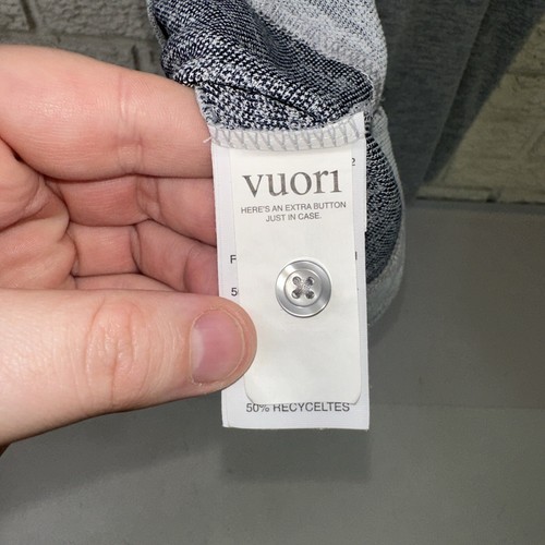 VUORI Polo Shirt Mens XXL Gray Ace Pocket Golf Performance Preppy Sport V164 - Picture 4 of 5