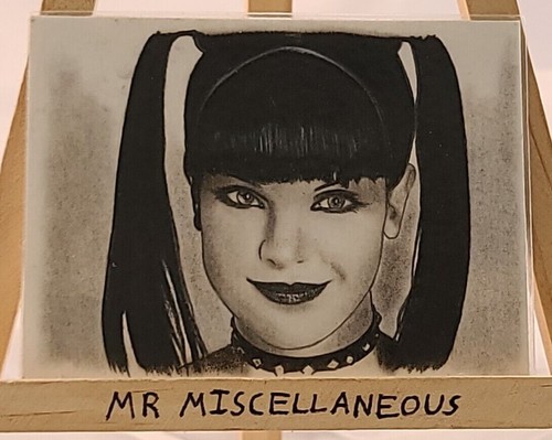 Original ACEO Sketch Ringenbach Sabrina - NCIS - Abby Sciuto - Pauley Perrette 1 - Picture 1 of 2