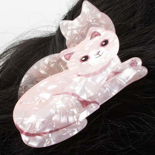 Clip squalo animale gatto persiano ragdoll clip capelli animale acrilico quotidiano - Foto 4 di 19