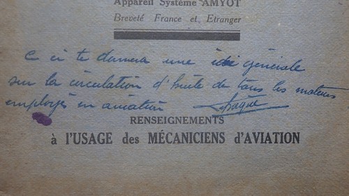 NOTICE INDICATEUR de PRESSION d'HUILE POUR MOTEUR AVIATION~APPAREIL AMYOT~ - Picture 12 of 13