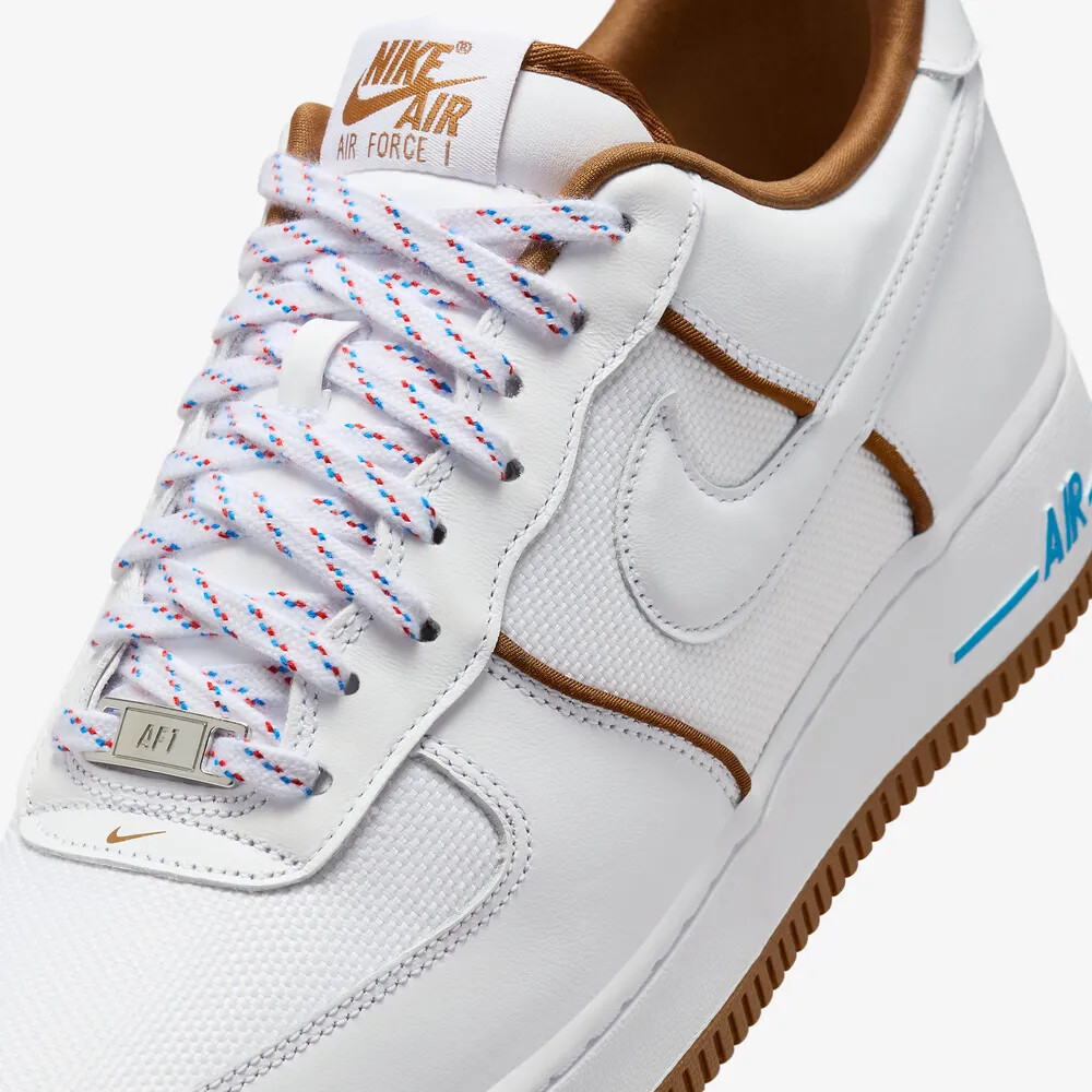 New Nike Air Force 1 '07 LX Shoes - White/ Light British Tan