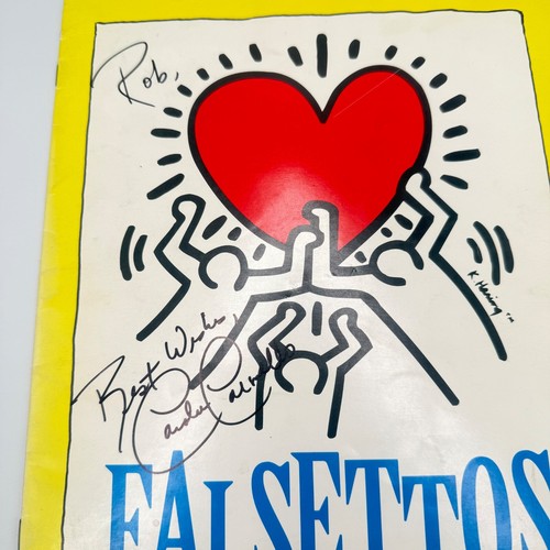 Keith Haring "FALSETTOS" William Finn / Michael Rupert 1992 Souvenir Program - Picture 2 of 5