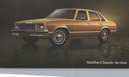 1978 Chevrolet Malibu Classic Limousine - Werbekarte - Bild 1 von 3