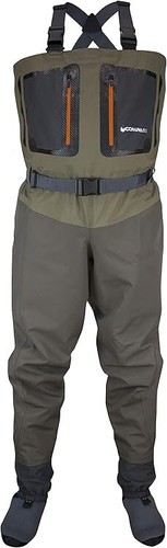 NEU Compass 360 Fliegenfischen Point Guide II Stockingfoot atmungsaktiv Chest Wader - Bild 1 von 7