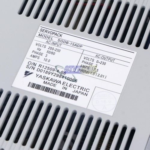 UN NUEVO SERVOACCIONAMIENTO Yaskawa SGDB-15ADP - Imagen 7 de 7