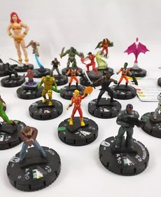 HeroClix Lot 40 Saturn Girl, Blade, Korvus, Kid Flash, Arsenal, Iron Man, MORE 