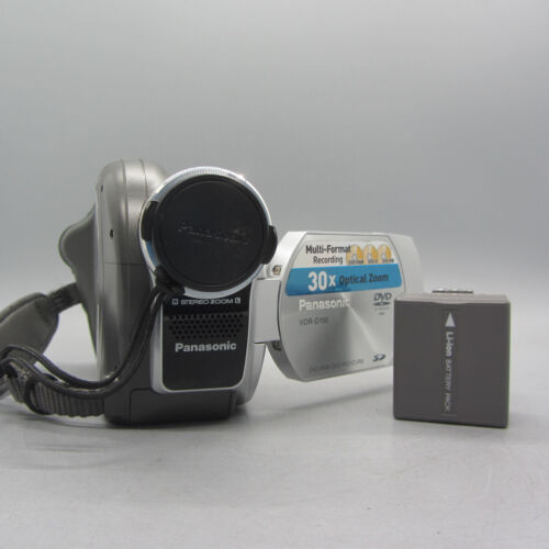 Panasonic VDR-D150EB Handheld Mini DVD Camcorder Silver Tested