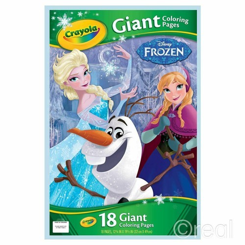 Nuevo Crayola Frozen 18 Gigante Colorear Páginas Creativo Juego Disney Oficial - Imagen 3 de 3