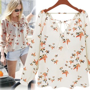 da camicia lunghe estiva casual L'immagine a donna la sta caricando maniche 2016 CoxrdBeW