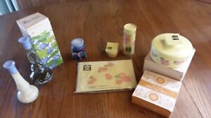 vintage-avon-Blue-Lotus-Hana-Gasa-lot-Full-containers-in-boxes