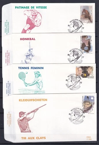 [LG79143] Belgium N°2439/2442FDC First Day Cover COB € 11,00 SUPERB