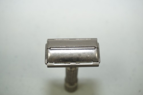 Vintage Gillette Fatboy Adjustable 1-9 Safety Razor E1 Date Code 1959 USA - Picture 16 of 23