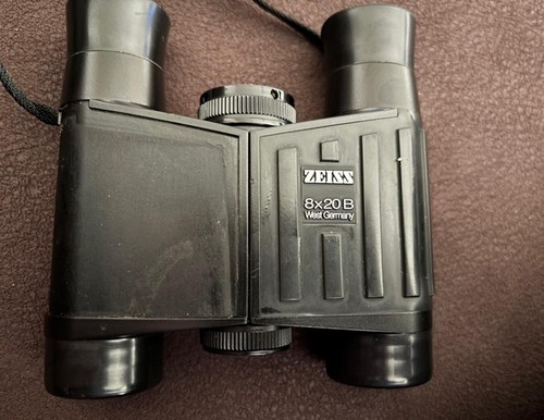 Zeiss Fernglas 8x20 B West Germany – kompakt, gebraucht, guter Zustand mit Etui - Bild 2 von 6