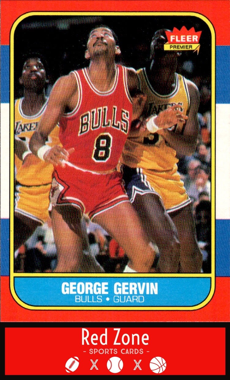 1986-87 Fleer - #36 George Gervin NM Set Break. HOF!