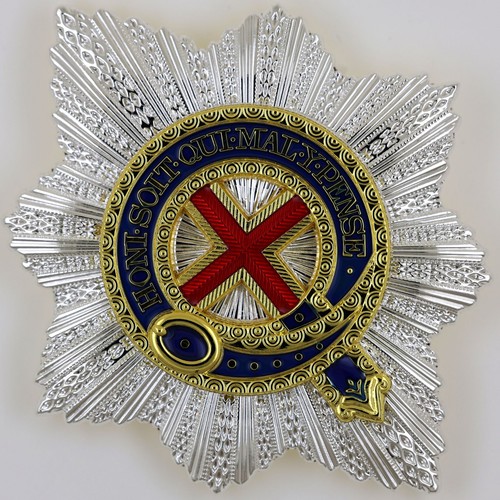 UK The Order of the Garter Star Medal - British Royal - replica qualità museale - Foto 3 di 7