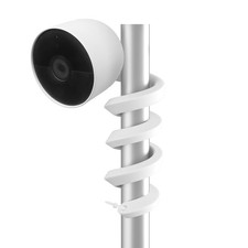 Flexible Twist Mount for Google Nest Cam Battery Without Tools or Wall Damage