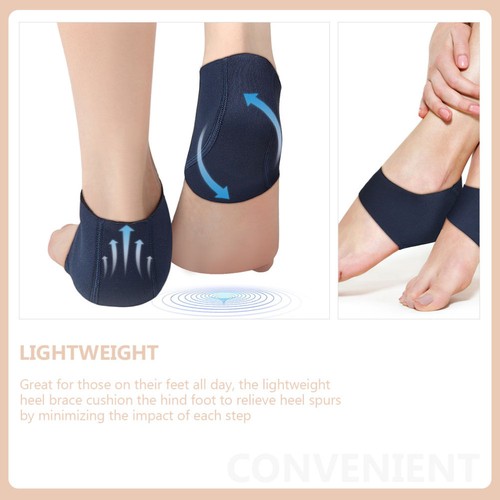 2 Paar Fersenschutz Cups Anti-Riss Socken Baby Bezüge weichmachend - Bild 4 von 12