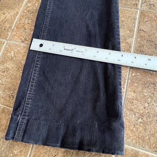 Polo Jeans Company Pants Womens 8x30 Corduroy Straight Preppy Black - Picture 14 of 16