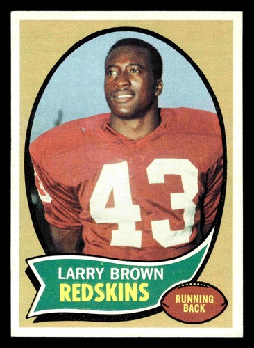 1970 Topps Larry Brown RC #24 - Washington Redskins