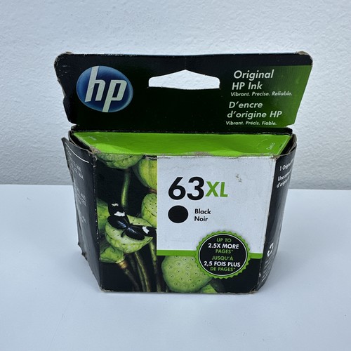 Czarny wkład atramentowy HP 63XL - Termin ważności: 04/21 lub nowszy