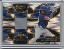 2024 Panini Select #SS-KG Kendall George Selective Swatches Flash Prizms