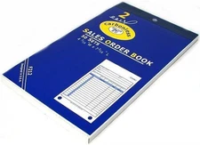 Sales Order Receipt Forms Carbonless Record Sheet Book 4 3/16" X 7 3/16"