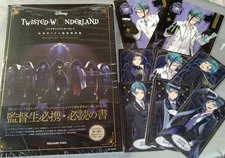 (Unopened item) “Disney Twisted Wonderland” Official Guide + Setting Materials C