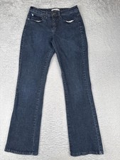 Lee Slender Secret Jeans Womens 27 Blue Dark Wash Bootcut Stretch Denim Low Rise