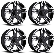 Set 4 18 Ultra 235b Maverick Gloss Black Diamond Cut 18x9 Wheels 6x5.5 12mm Rim Set 4 18 Ultra 235b Maverick Gloss Black Diamond Cut 18x9 Wheels 6x5.5 12mm Rim