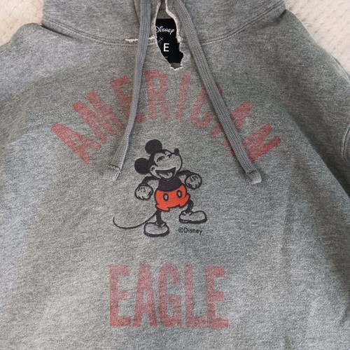 Disney X American Eagle Hoodie Mens Size M Mickey Mouse Sweatshirt *Read* - Picture 2 of 16