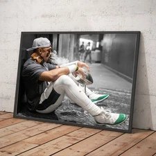 Jalen Hurts with Cigar Superbowl Picture Photo Ready to Hang Playoffs Poster