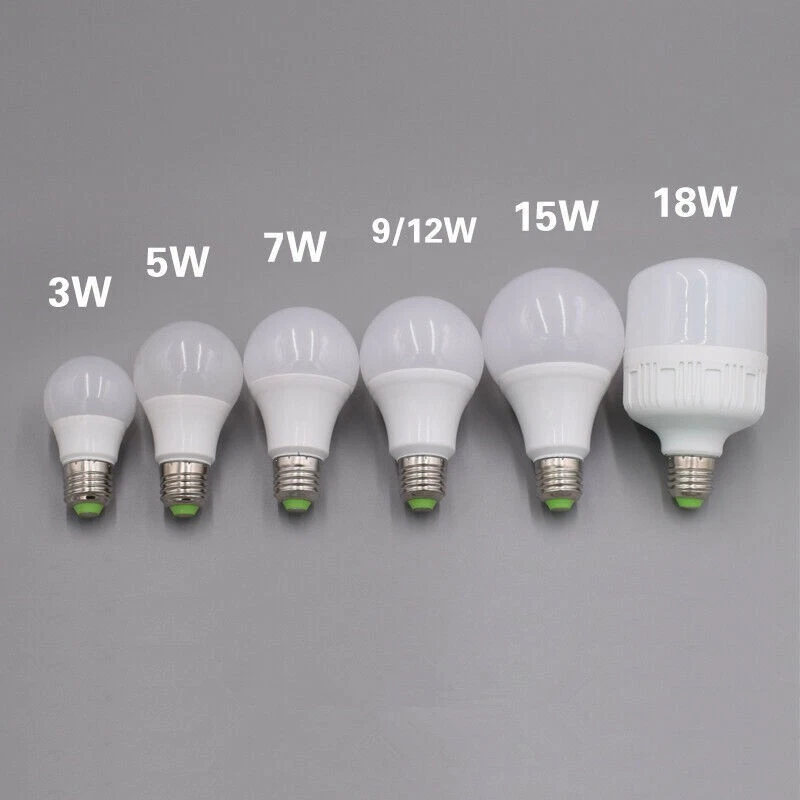 1x12v24v36v AC DC led bulb lamp e27 screw solar machine energy-saving light bulb - Image 3 of 4