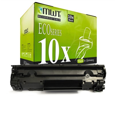 10x Toner für Canon I-Sensys LBP 6000 6020 6030 b w, 3484B002 725 BLACK