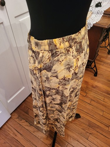 Vintage Sag Harbor 90 Hawaiian print midi skirt sz Sm Vacation Tropical Resort - Picture 3 of 5
