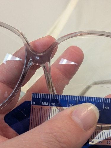 1980s vintage glasses frames Eyeglasses Readers Gray 2229 +2.25 Bifocals - Picture 8 of 13