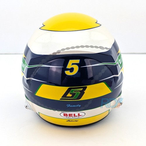 2025 Gabriel Bortoleto Mini Helmet - 1:2 Scale - Bell F1 Mini Helmet - 4100421 - Picture 4 of 10