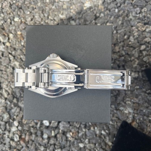 A BATHING APE TYPE 2 BAPEX Armbanduhr Silber Rot Blau Analog Box Selten Gebraucht Japan - Bild 8 von 24