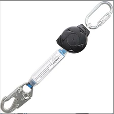 6Ft Self-Retracting Lifeline Lanyard Fall Protection ANSI 130-310lbs Small Hook