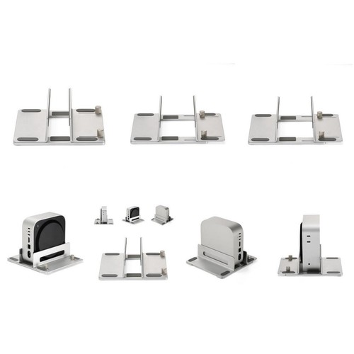 Aluminiumlegierung Halter für Mac Mini M44Pro Anti Rutsch Platzsparende Lösung - Photo 11/13