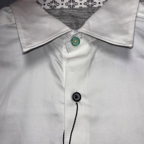 Camisa Robert Graham Hombres S Mulford Gráfico Bordado $258 Arte Abotonado - Imagen 5 de 19