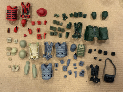 #ad #ad Marauder Task Force MTF figure 1 18 3.75 GI Joe Alt Desert Ops Val Parts lot $42.00