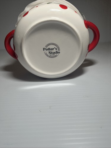 Potter’s Studio 6” Cherry Baking Design Bowl Microwave,Dishwasher And Oven Safe - Picture 7 of 9