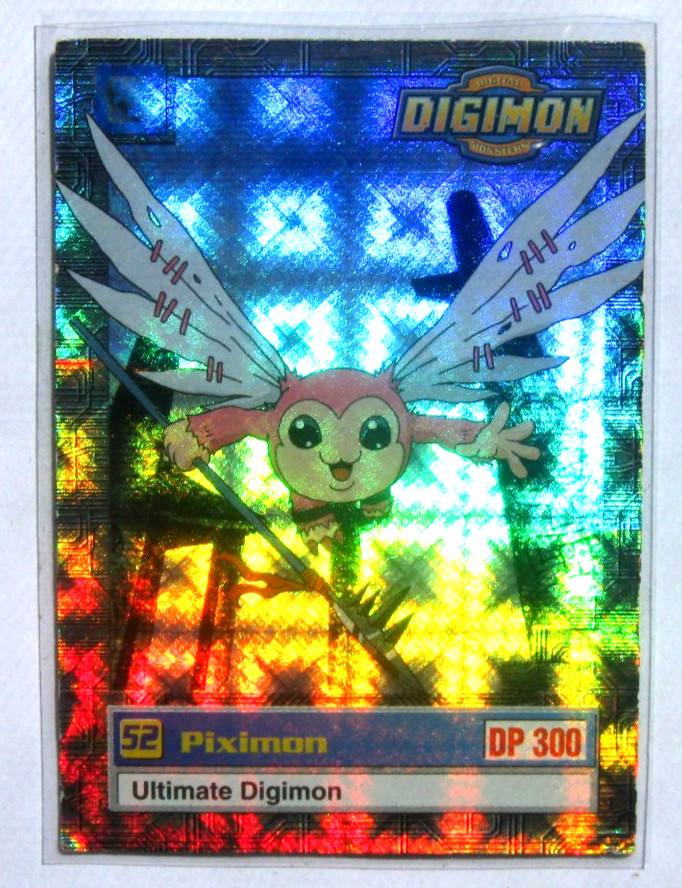 Digimon CCG Piximon 52 Exclusive Preview Holo Ultimate Vintage English~FREE S&H