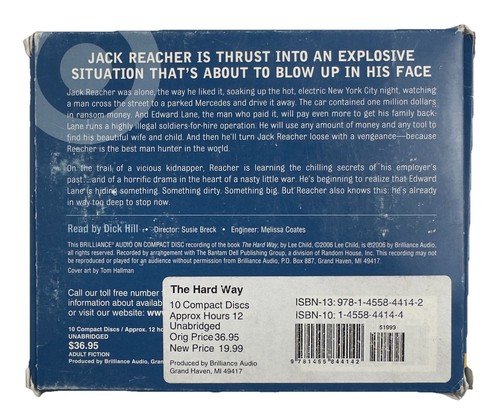 Jack Reacher Ser.: The Hard Way von Lee Child (10 Compact Disc, ungekürzt - Bild 3 von 3