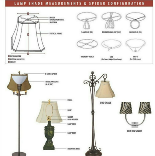 New Artemis Natural w/ Cream interior Lampshade 3.5"X5.5" 7"X12" 7.5"  3.5"X5.5" - Foto 7 di 7