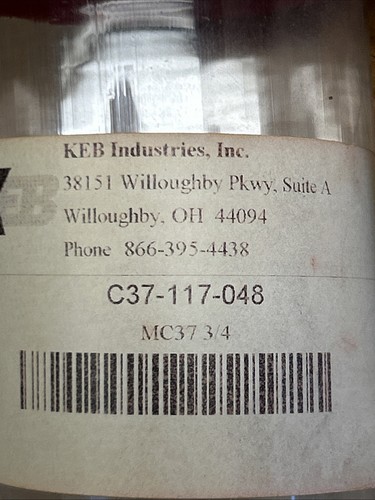 NEW! KEB MC37 3/4” Swiss Collet C37-117-048 (Serrated Inner)_#MULTIPLE IN STOCK! - Picture 2 of 7