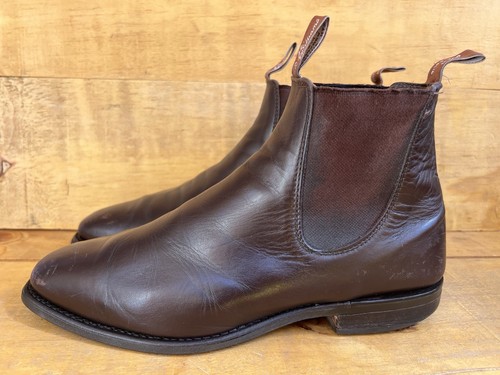 RM Williams Craftsman braune Slipper Chelsea Stiefeletten Größe AU/UK 10 G|US 11 - Bild 4 von 19
