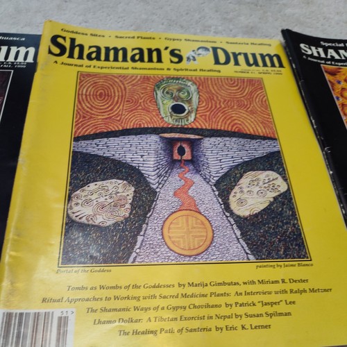 SHAMAN'S DRUM 3 Magazines 1999-2001 #51, 53, 60, Ayahuasca Healing - Picture 3 of 7