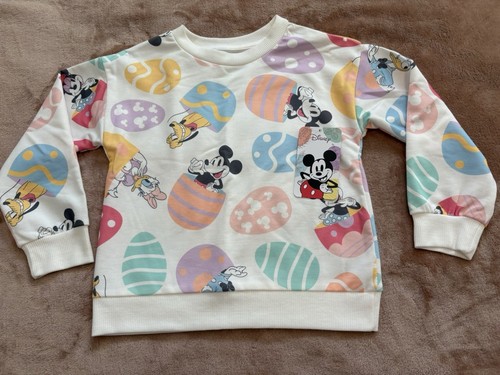 NEW Disney Mickey Minie Daisy Pluto Easter Pajamas, 3T, Top and Bottom - Picture 4 of 7