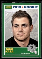 2013 Score Nick Kasa Rookie Oakland Raiders #411